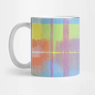 Retro Funky Pattern Checkerboard Mug